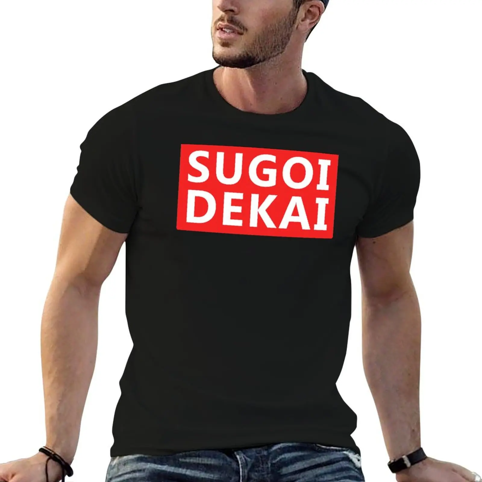 

SUGOI cotton for man 100 designer percent t T-Shirt t shirt shirt man DEKAI