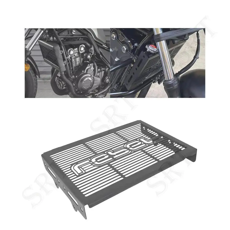 

Fit For Honda Rebel 300 CMX 500 ABS CMX300 2017-2024 Motorcycle Accessories Engine Radiator Grille Guard Cooler Protector Cover
