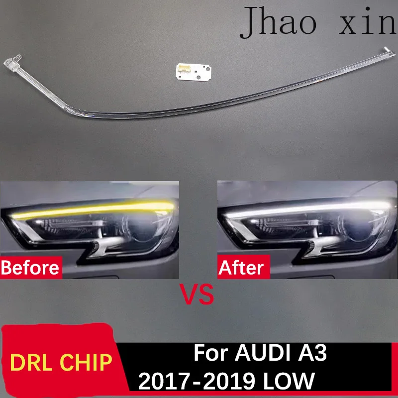 Leiterplatte für Angel Eye Weißlicht-Ballastlampe, passend für Audi A3 Autoscheinwerfer DRL CHIP Leuchtleiste 2017-2019 LOW Tube