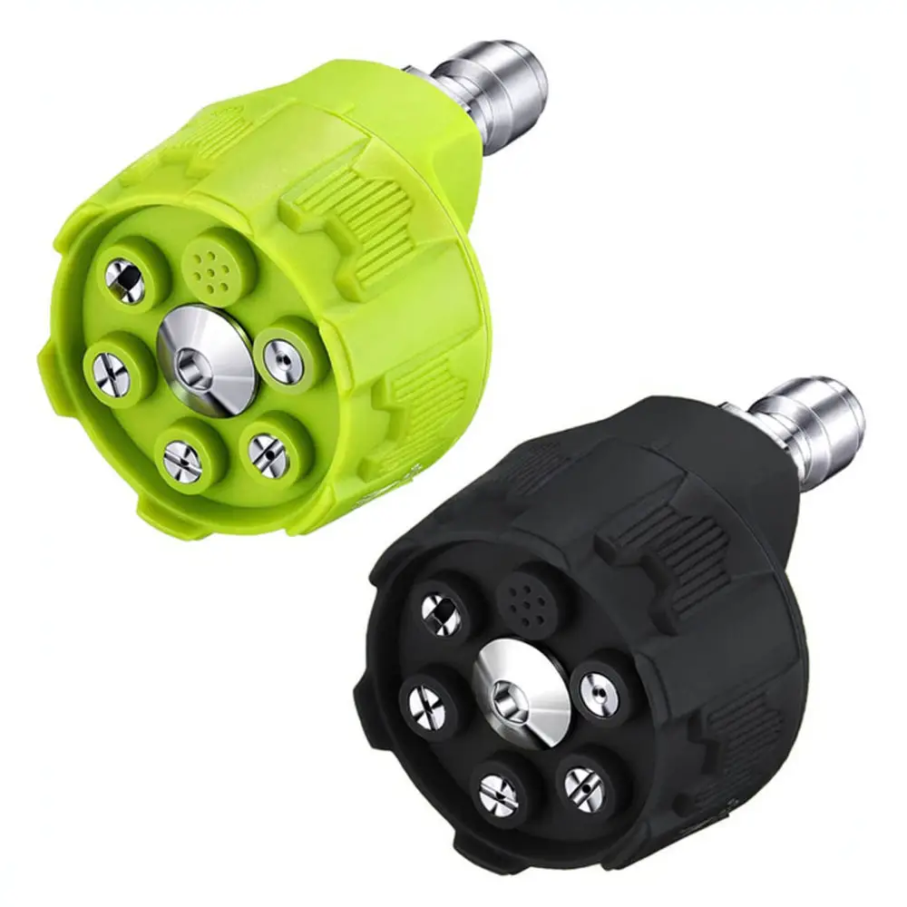For For Tutu Power Washer Nozzle Adjustable 6 Patterns Spray Tip Replacement Car Cleaning Water Dispenser Gardening Tool Kit