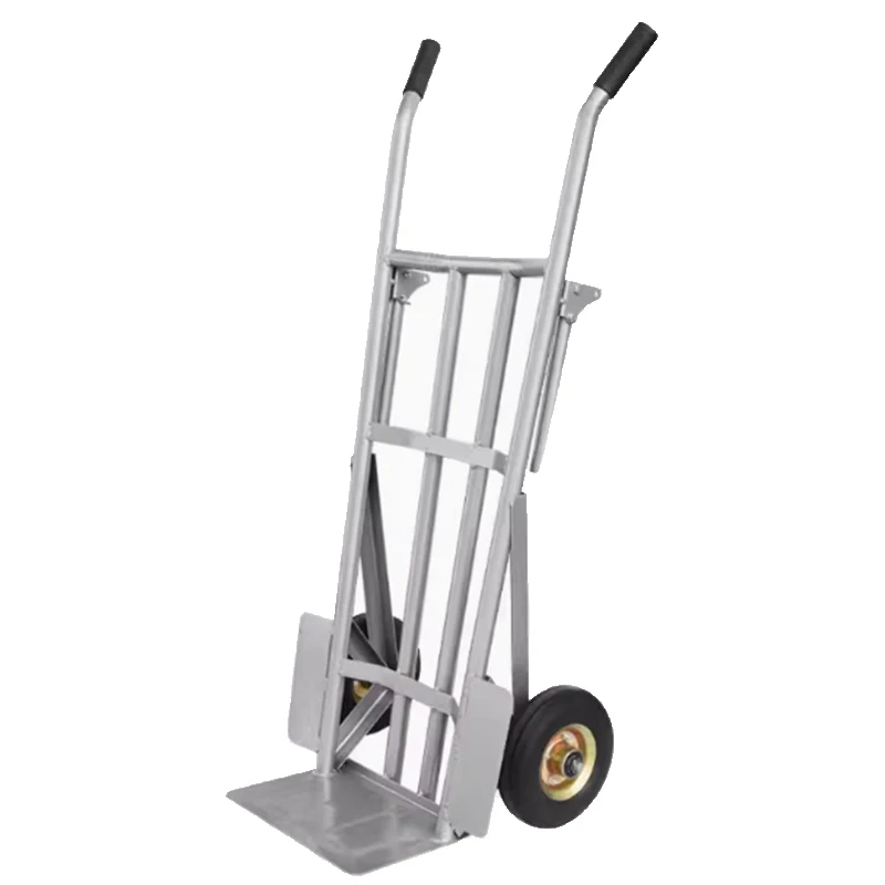 Imported Thick Wheelbarrow Two-wheeled Tiger Car Trailer Tank Truck Folding Load Wheel Cargo & Storage Equipment