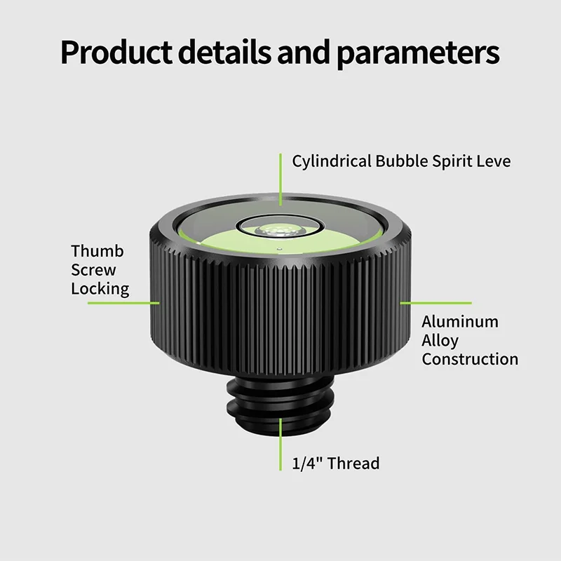 Camera Bubble Level High Precision 1/4