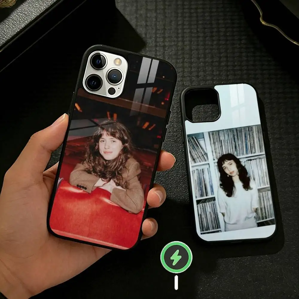 

Singer Clairo Charm Phone Case For iPhone 17 16 15 14 13 12 Pro Max Plus for Mirror Wireless Magnetic Cover