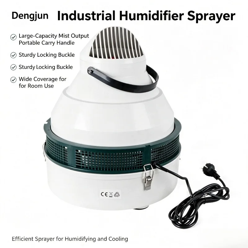 Industrial Cool‑Mist Humidifier 200 Pints/Day High Capacity Air Humidifier For Indoor Plants Greenhouse Cultivation