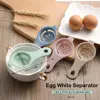 Egg Separator For Raw Eggs,Wheat Stalk Egg Yolk White Separator Divider Tool,Kitchen Baking Gadget (4pcs) 3 Egg Separator For Raw Eggs,Wheat Stalk Egg Yolk White Separator Divider Tool,Kitchen Baking Gadget (4pcs) 3
