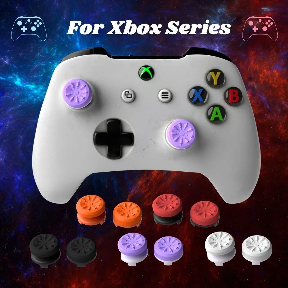 NUEVO 2PCS Freek Galaxy Professional Thumbstick (púrpura en blanco y negro) para Xbox Series X/S Thumbstick