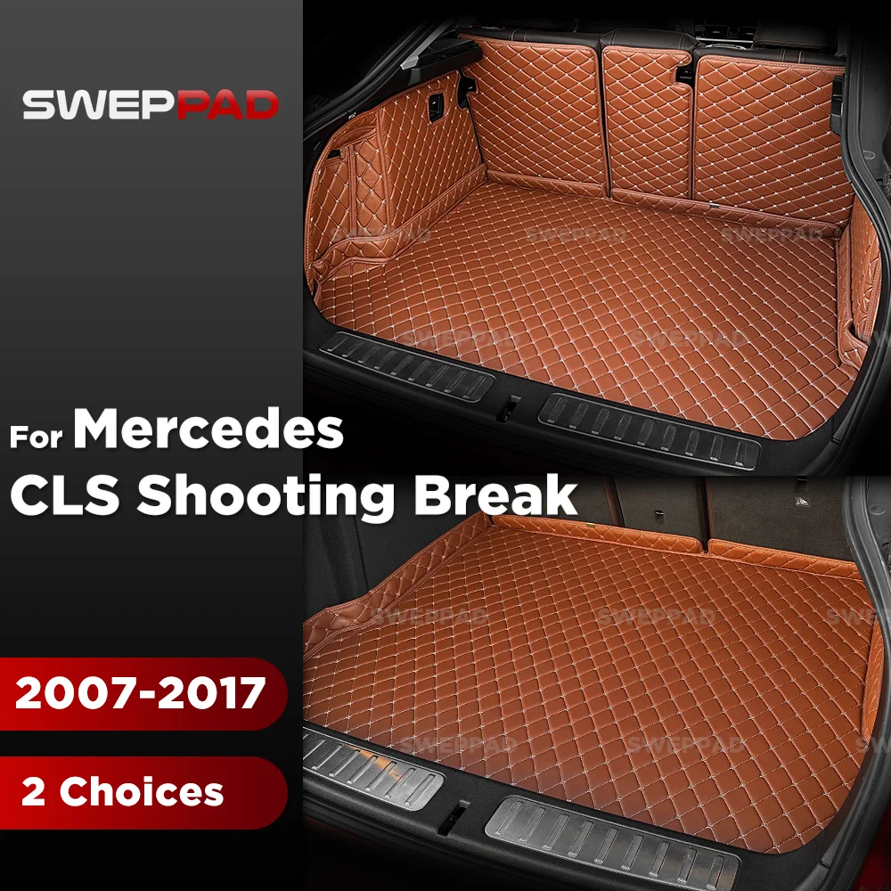 For Mercedes Benz CLS Shooting Break 2007-2017 16 15 14 13 12 11 10 09 08 Auto Full Coverage Trunk Mat Car Cargo Liner