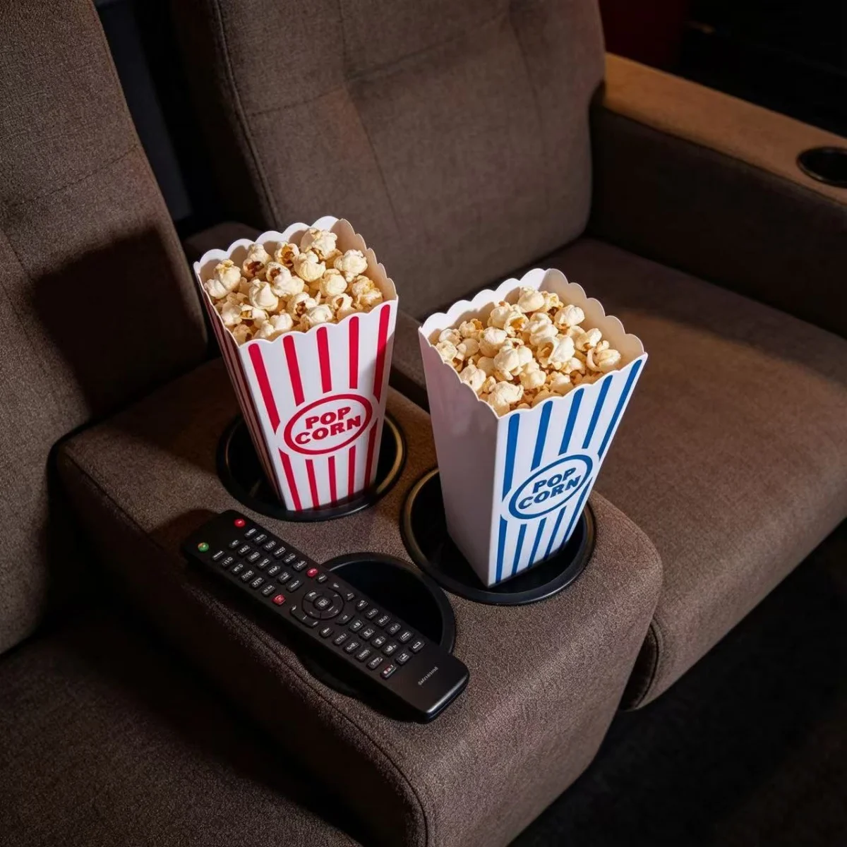 Hot New 3D Fake Popcorn Bucket PVC Realistic Movie Theater Snack Holder for Parties, Halloween, Cosplay, Gift