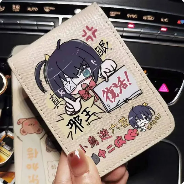 

Anime Love, Chunibyo & Other Delusions Takanashi Rikka Fashion Wallet PU Purse Card Cash Holder Bag Cosplay Gift B818 Anime