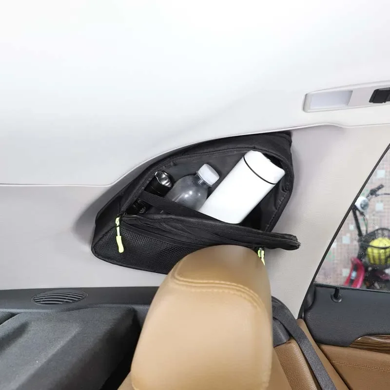 

1Pcs Oxford Cloth Black For BMW X1 E84 2010-2015 Car styling trunk side window tool storage bag car modification accessories