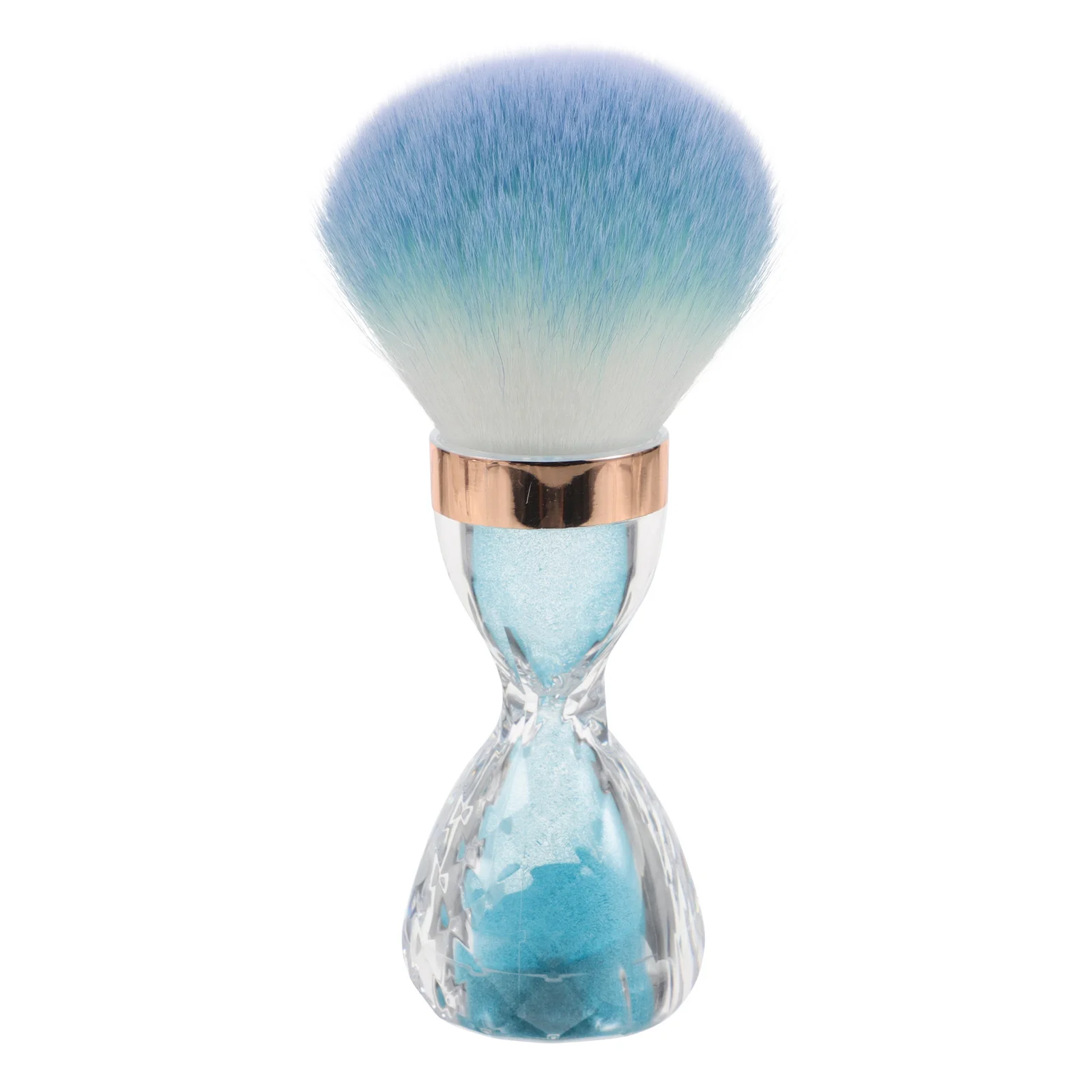 

Blue Nail Dust Brush Cleaner Soft Head Nail Brushes for Dust Powder Removal Dip Powder Large Makeup Brush Manicure