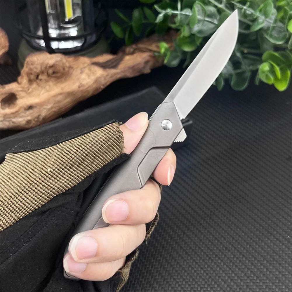 

Тактический складной нож из стали D2, многофункциональный карманный нож для активного отдыха с алюминиевой рукоятью для выживания, кемпинга, охоты, EDC-инструмент