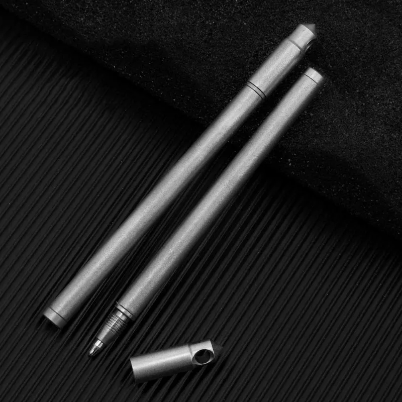 Mini Titanium Outdoor Equipment Self-defence Pen Signature Pen Durable Light Weight EDC Pen Outdoor Tool Portable EDC Gadget