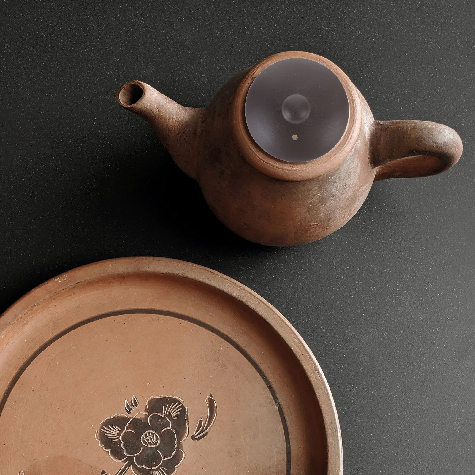 

Decorative Purple Clay Tea Pot Lid Replacement Lid for Kettle Leak Proof Cover Household Tea Pot Accessory Teapot Supplies