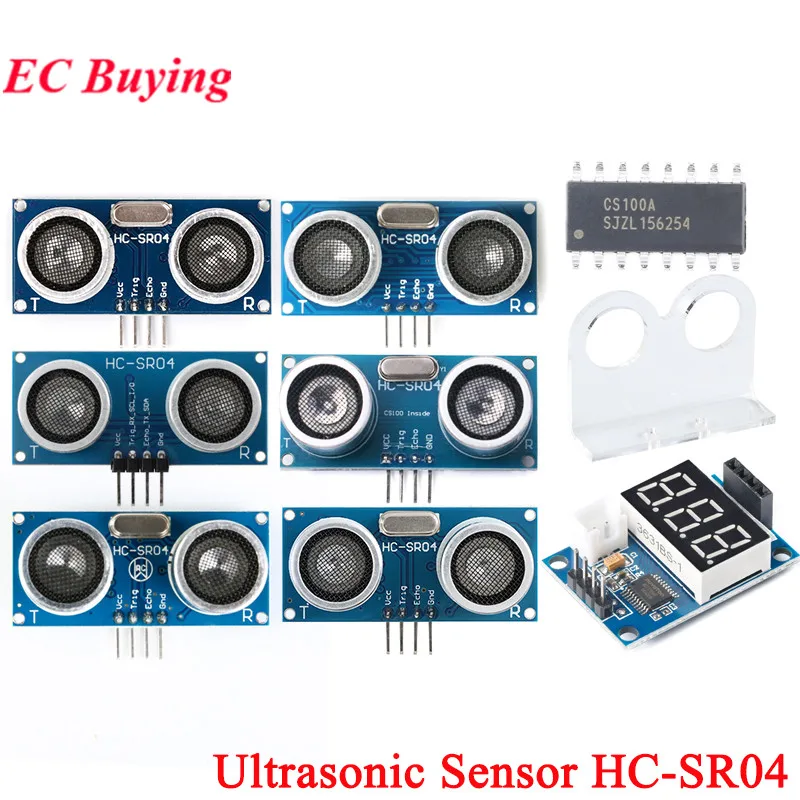 Czujnik ultradźwiękowy HC-SR04 HCSR04 do modułu odległości detektora fal światowych HC SR04 RCWL-9610 CS100A czujnik odległości dla Arduino