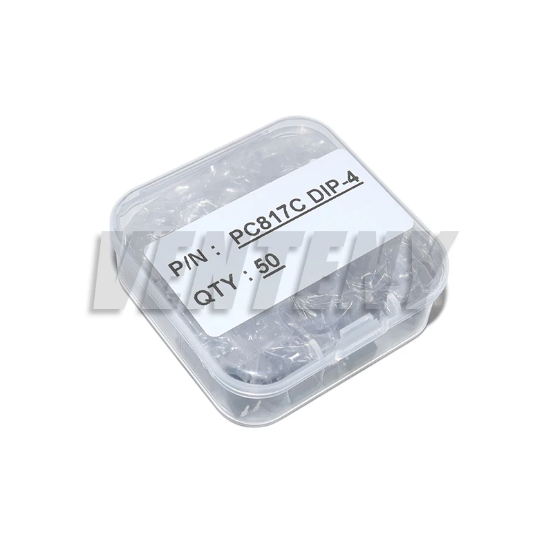 50PCS PC817 PC817C 817 817C EL817 5v Optocoupler FL817C PS817C DIP4 DIP Opto Coupler New and Original Optical Isolation IC Chip