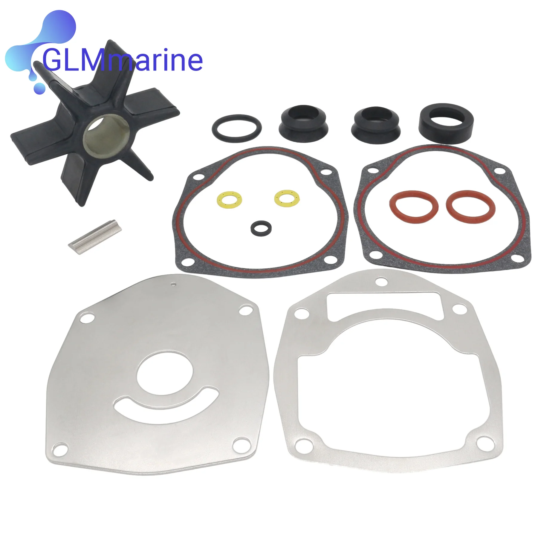 8M0025709 430261 Water Pump Impeller Kit Fits Mercury Mariner 40 To 350 HP Outboard Replacement 43026T2 430262 430264 43026B2