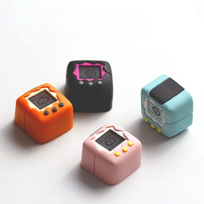 

ESC Electronic Pet Translucent Keycaps Customized Resin Cute Keyboard Caps for Mechanical Keyboard Accessories MX Point Keycap
