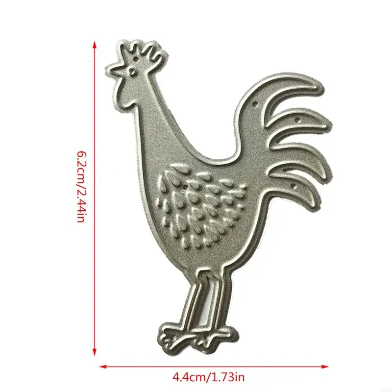 B46A ROOSTER METAL CORTE MACKS SCRAPBOOMENTO DIY Álbum Diy Samp Paper Cart Card Decoração Craft