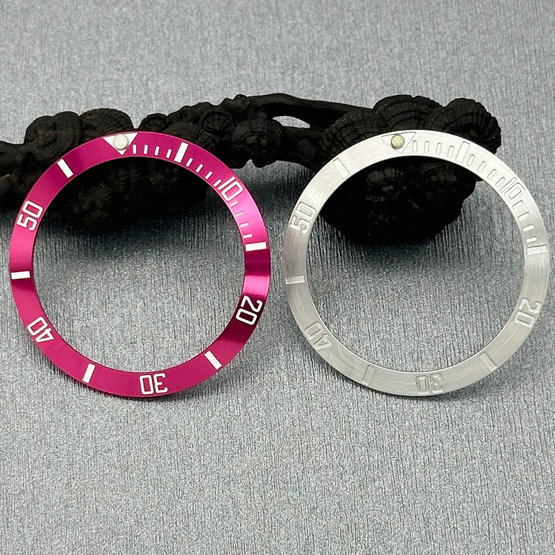 Custom Edition 38mm Curved Ceramic Ring SKX007 Bezel Insert NH35 Case Ring Fits SKX007 SKX009 GMT SUB Case NH35 NH36 Movement Wa view 5