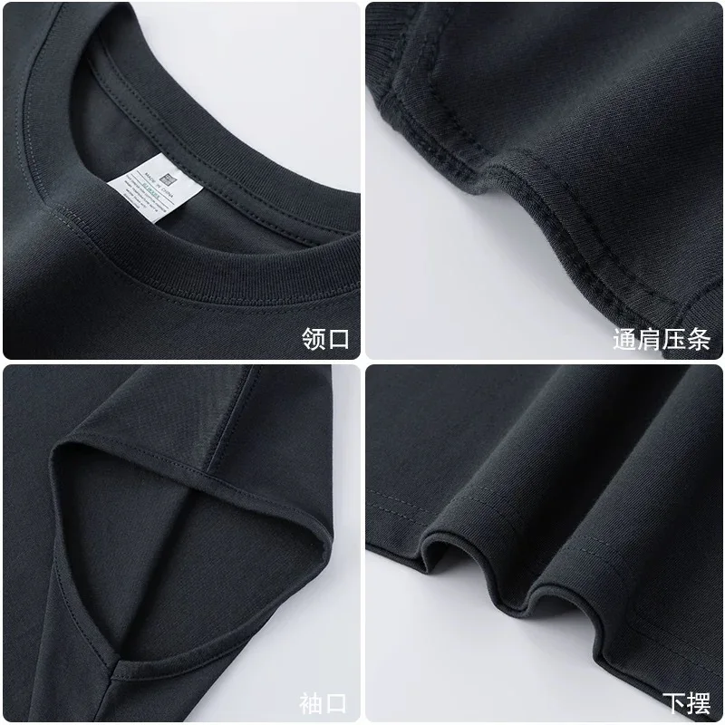 Summer Men's Sleeveless T Shirt New Fashion Summer Basic 100% Cotton Men Women Boyfriend Tank Tops Black White Gray image 6