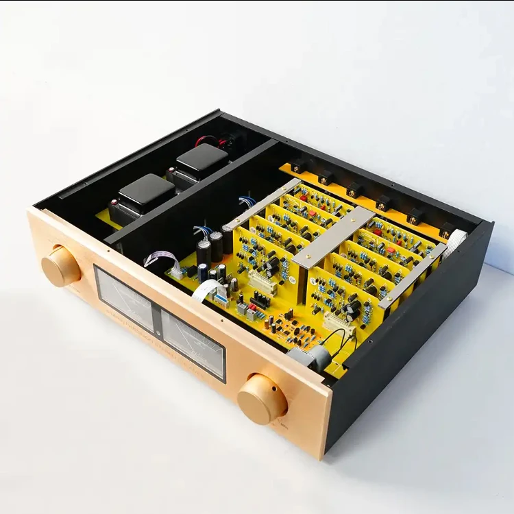 BRZHIFI Reference Accuphase C-245 Golden Aluminum Hi-end 2 Channel Professional Preamplifier
