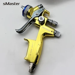 Smaster Gold Spray Gun 4000B HVLP Paint  Air Paint Spray Guns Airbrush For Painting Car Aerograph Repair Spray Gun