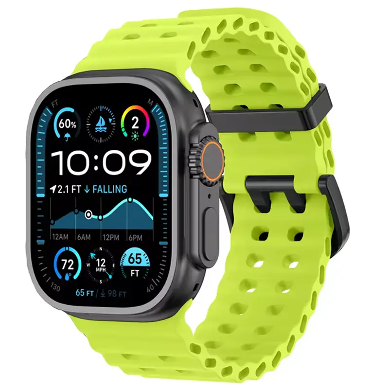Ocean Strap For Apple Watch Band Ultra 4/3/2 49mm Series 12 11 10 46mm Sport Bracelet Wristband iWatch 9 8 7 SE 45mm 44mm Belt - Image 15