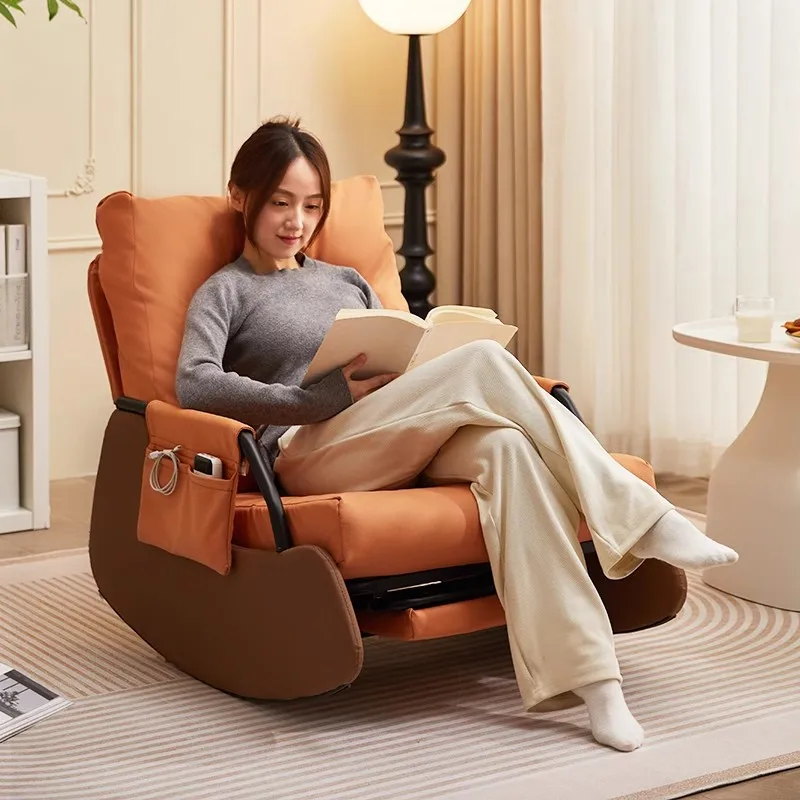 

Lazy sofa rocking chair recliner adults can sleep living room lunch break rocking chair adults household balcony leisure chair