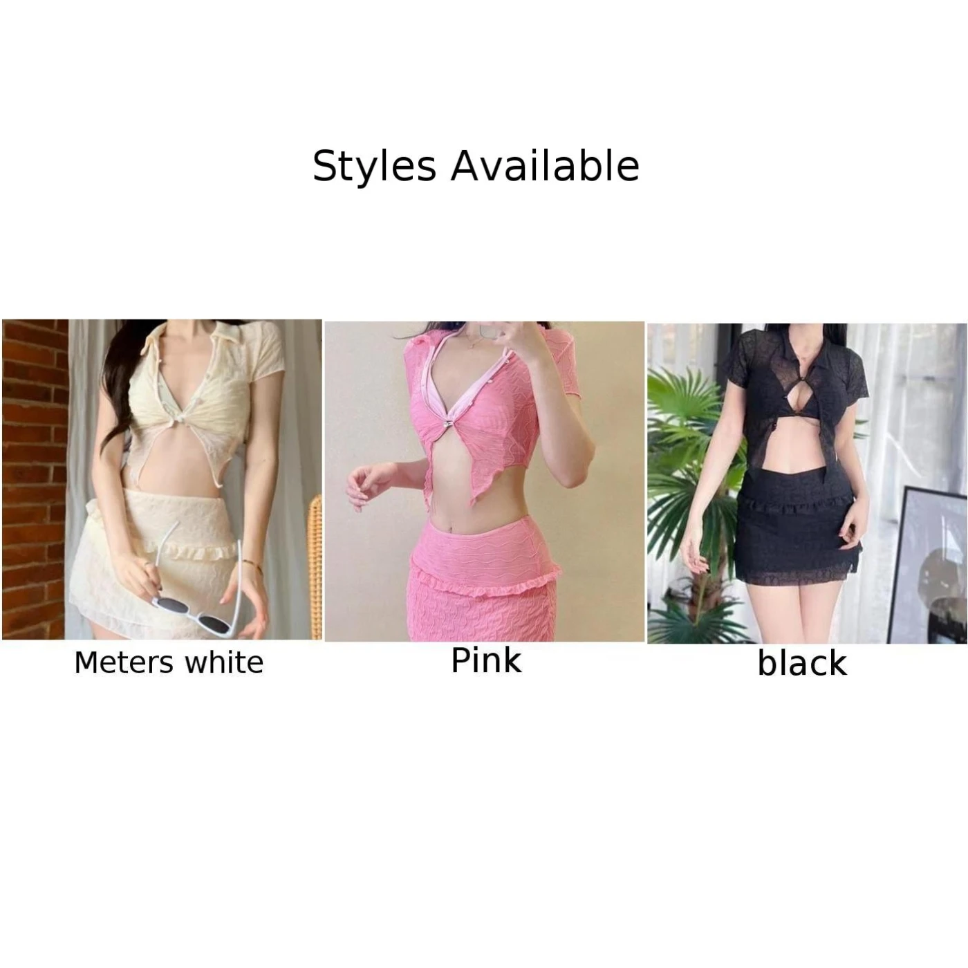 Conservative Bikini Tummy Control Swimwear Beach Swimming 5 Spandex 95 Polyester Beach Wear Solid Color Pattern