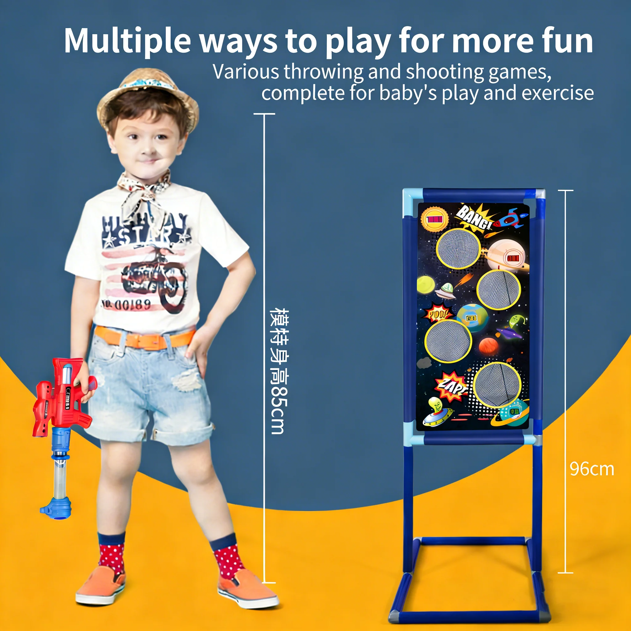 Bola de espuma brinquedo arma conjunto bala macia seguro para crianças brinquedo educativo com pontuação mantendo jogo divertido para crianças adultos competição