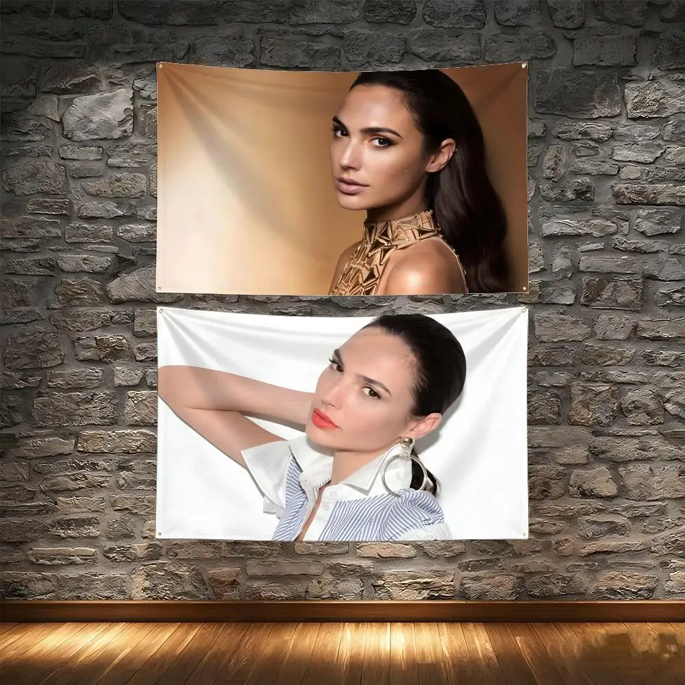 Israeli Actress G-Gal G-Gadot Flags Tapestry Creative Pattern Photo Living Room Wall Art Party Outdoor Decor