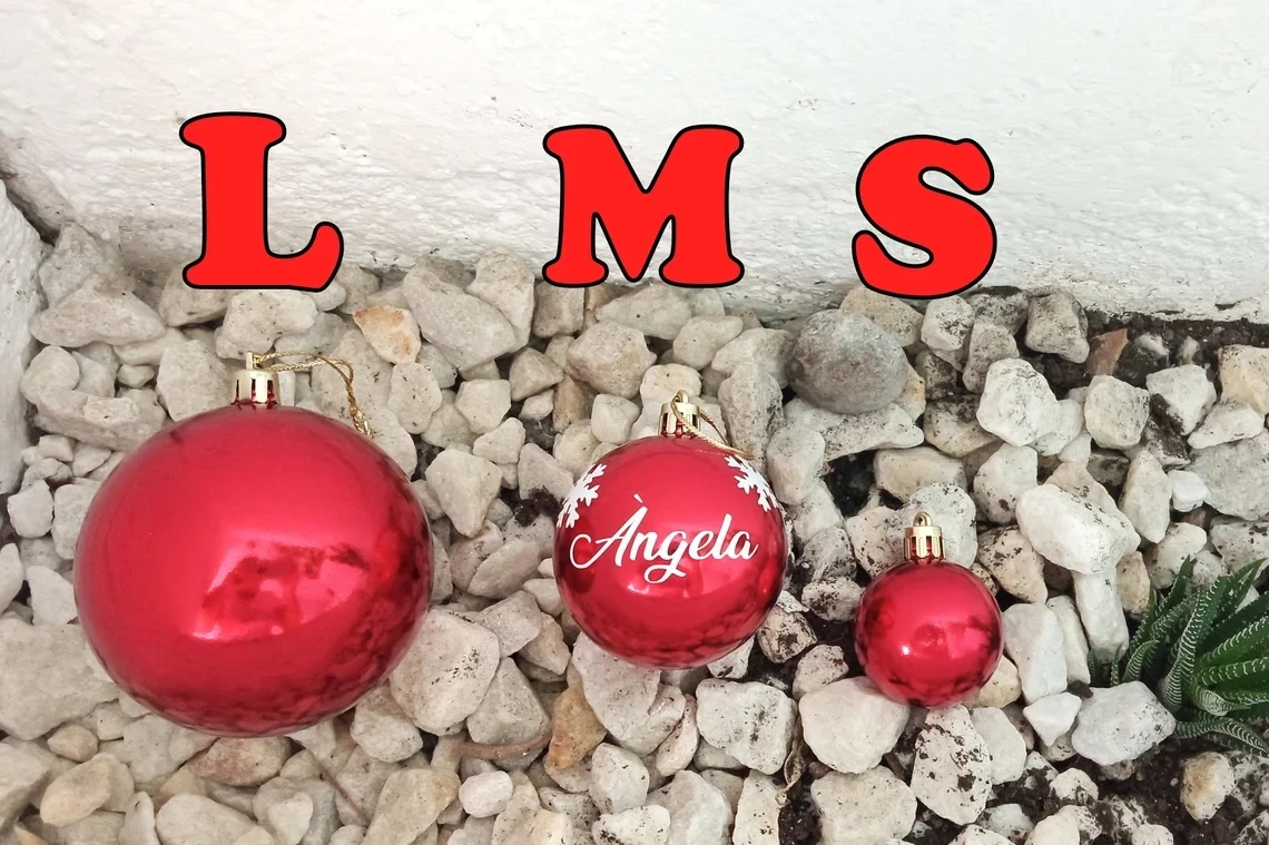 Personalized Christmas ball, Name Ornament Customized, Christmas tree ornament, Xmas decoration, Hanging red ball, santa  gift
