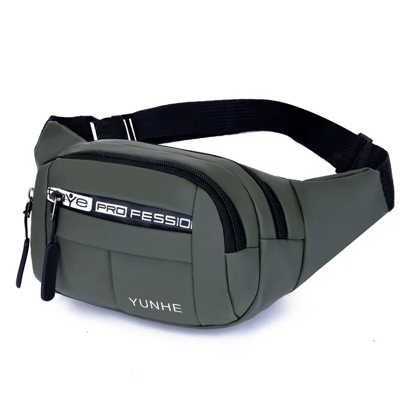 Fashion Large-capacity Men Waist Bag Casual Oxford Anti-theft Chest Bag Outdoor Travel Waterproof Sports Mobile Phone Bag