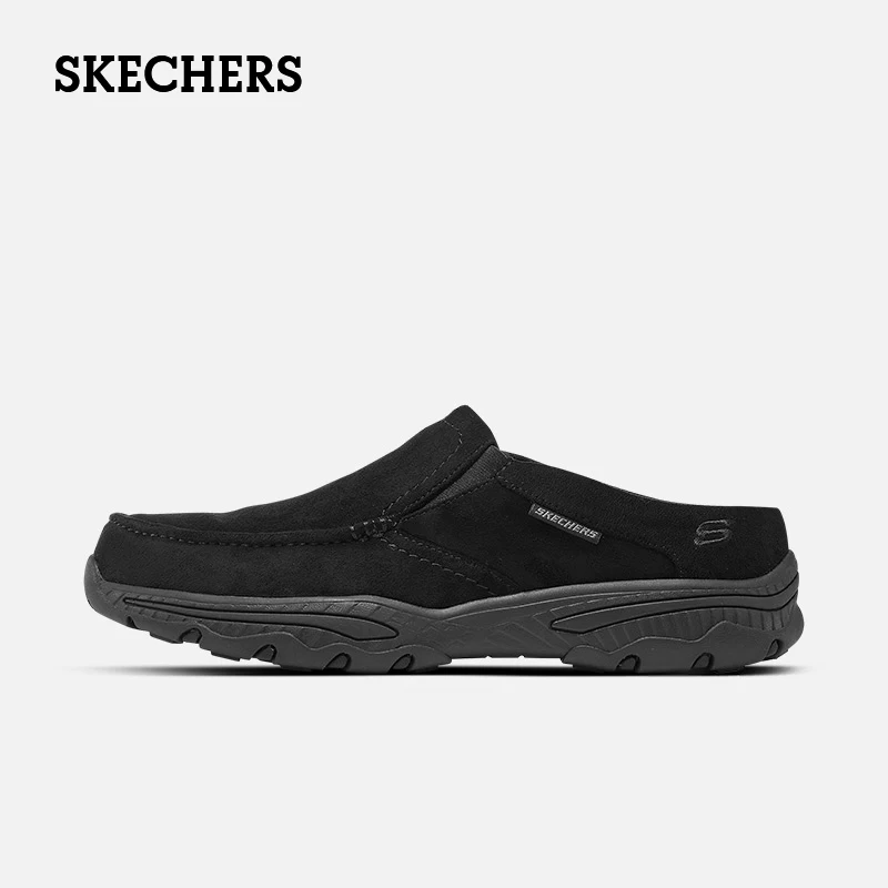 

Обувь Skechers для мужчин, повседневная обувь без шнуровки CRESTON, простые и удобные мужские кроссовки, подходящие для осени и зимы