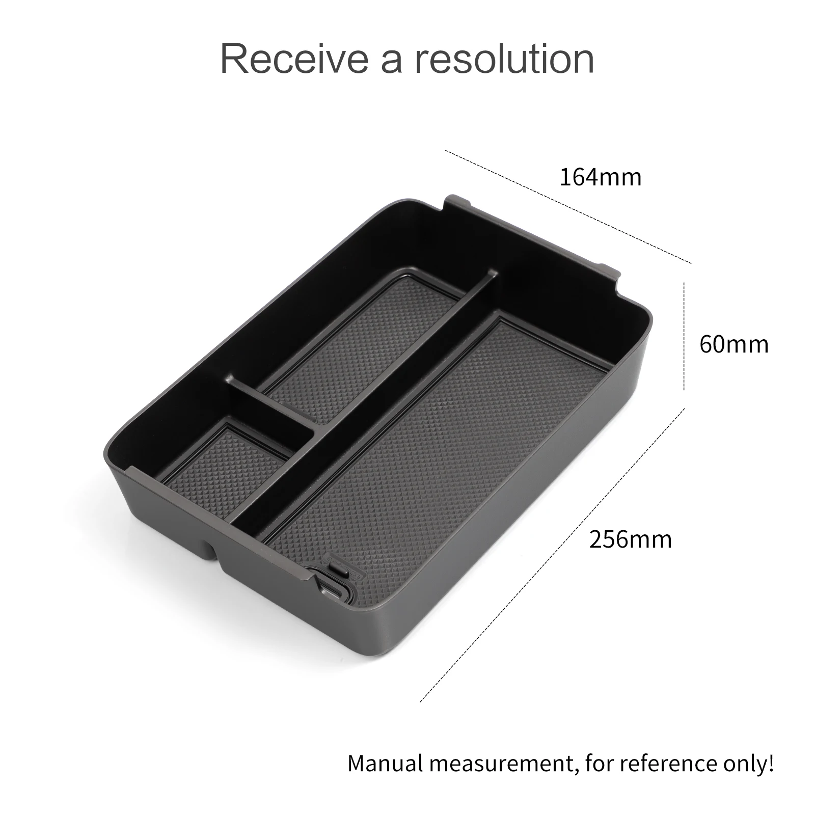 Smabee für Hyundai Santa Fe 2024 2025 2026 Aufbewahrungsbox Getränkehalter Anti-Schmutz-Pad Auto-Innenausstattung Organizer Ordnungssystem Schwarz – Detail 5