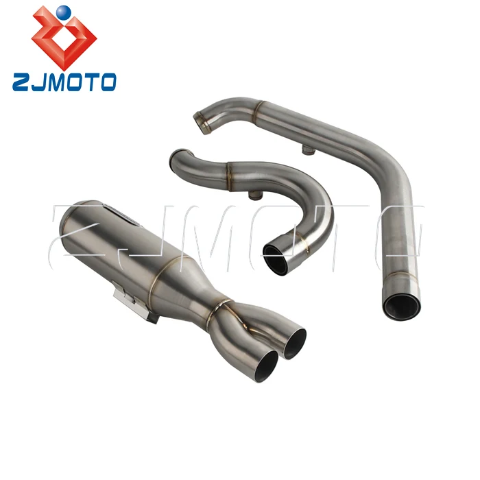 For Motorcycle Stainless Steel Header&High-Performance 2-1 Exhaust for Harley Softail 18-25 Low Rider S/ST/Fat Bob/Street Bob