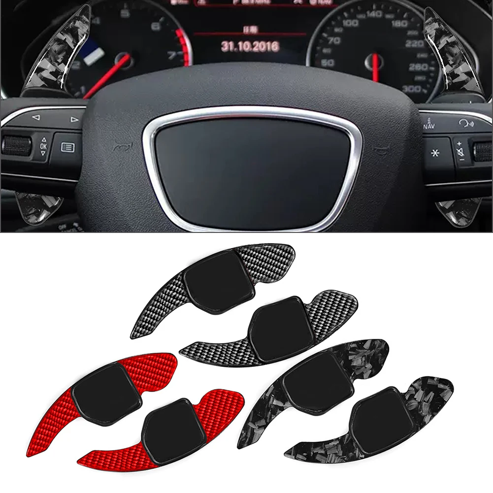 Car Steering Wheel Shift Paddle Extension For Audi A3 A4 A5 A6 A7 A8 Q3 Q5 Q7 S3 S5 S6 TT TTS