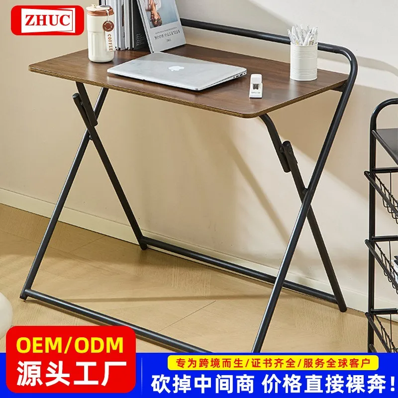 Foldable Writing Desk No Assembly Required Student Home Office Dormitory Portable Study Table