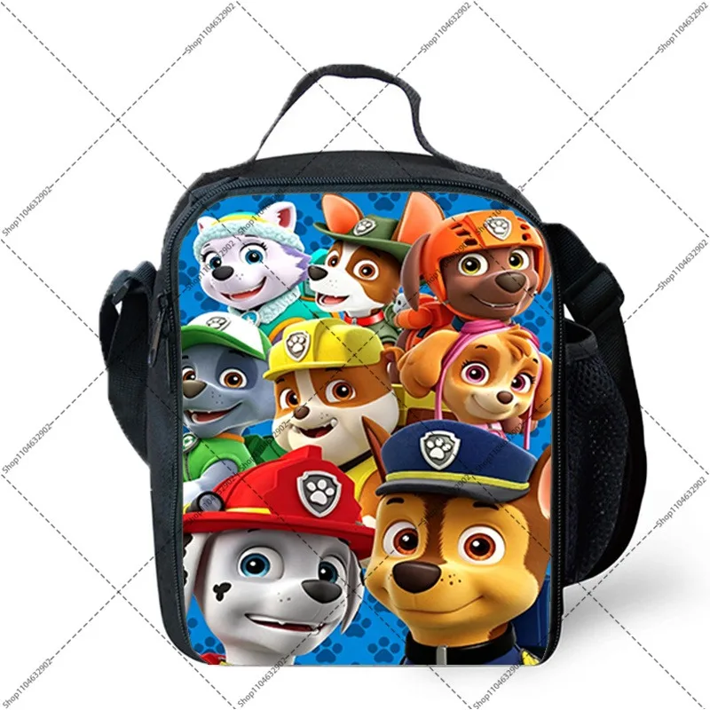 Paw Patrol Lunch Bags for Women Men Cartoon Anime Pattern Large Capacity Portable Cooler Bag Unisex Fashion Handbags Party Gifts view 2