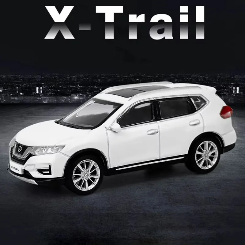 Paudi Diecast 1/64 Scale 2018 X-Trail Alloy Simulation Car Model Toy Decoration Collection Display Gift