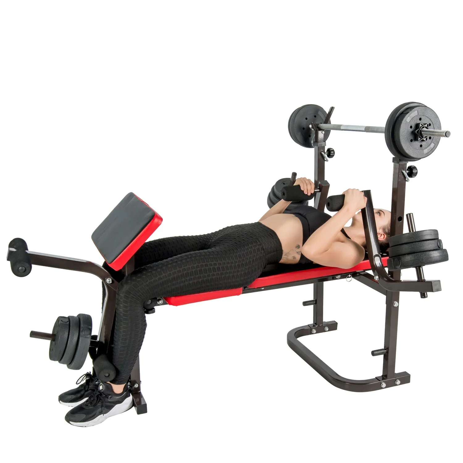 Factory Wholesale Folding Multi function Gym Equipment Weight Bench  Adjustable Strength Training Weight Lifting Bench press