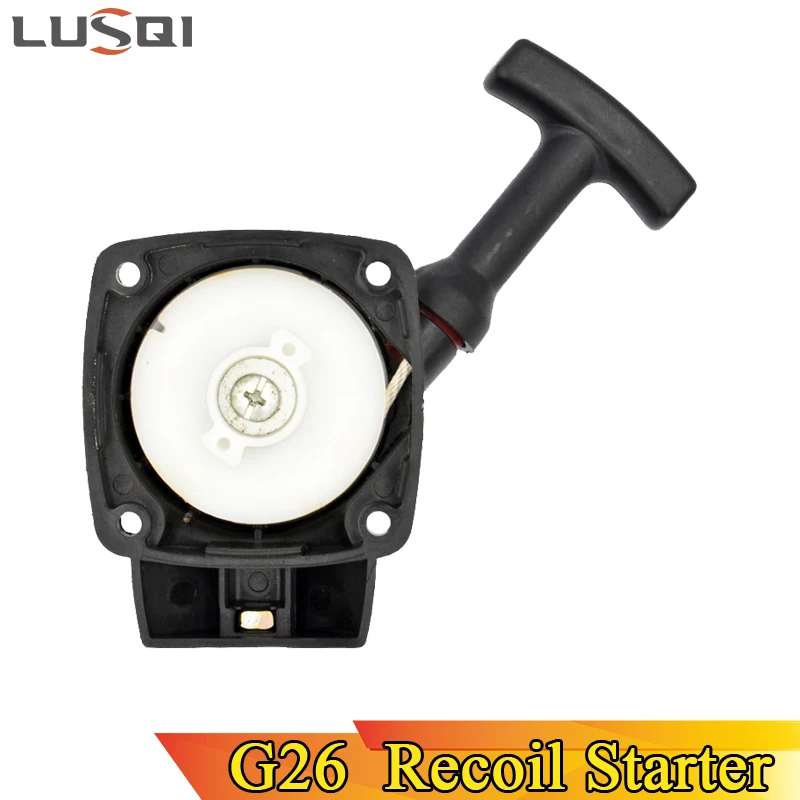 

LUSQI Recoil Pull Starter G26 Fit ZENOAH G26L Husqvarna 226R Garden Tools Gasoline Brush Cutter Start Replacements