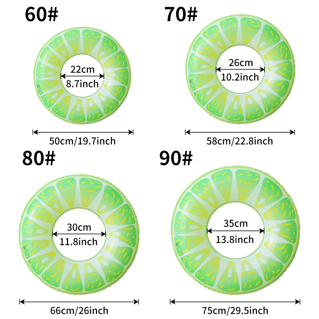 1 Stück Wassermelonen-Schwimmring, aufblasbarer PVC-Pool-Schwimmreifen, Sommer-Frucht-Schwimmring für Outdoor-Sportarten, Strand- und Poolpartys