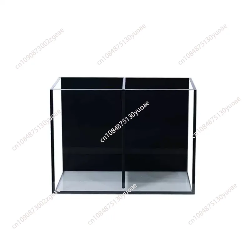 Douyu sub-culture double fighting fish tank ecological aquarium ultra-white glass tank ultra-white bare tank