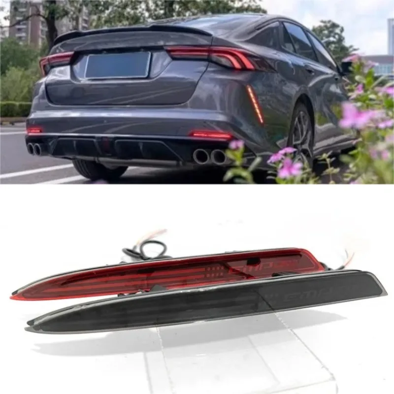 

Для GAC Empow 2 шт. автомобильный светодиодный отражатель заднего бампера DRL динамический указатель поворота стоп-сигналы предупреждающие лампы аксессуары