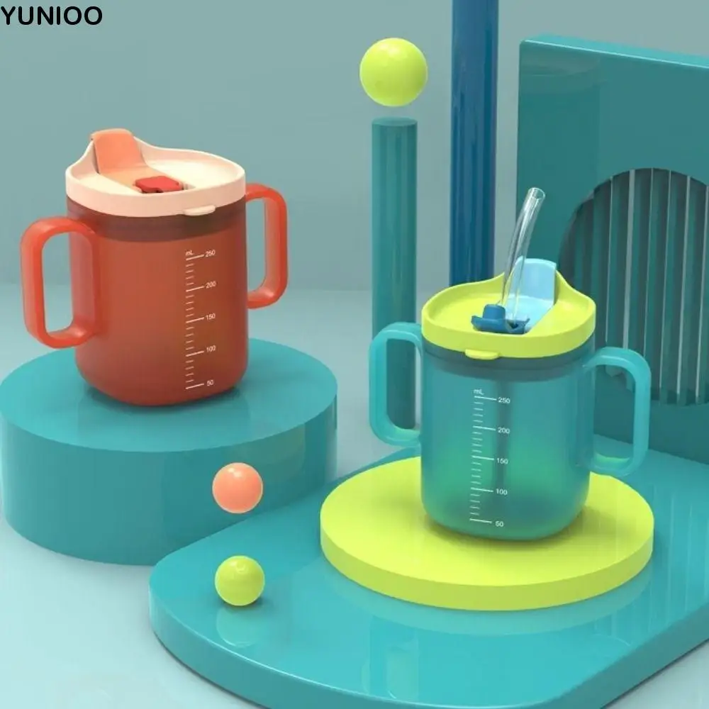 

Детская чашка для питья воды с защитой от проливания, масштабированная чашка для кормления детей 3 в 1, чашка для обучения питье с соломенной крышкой, чашка-непроливайка для младенцев, дети