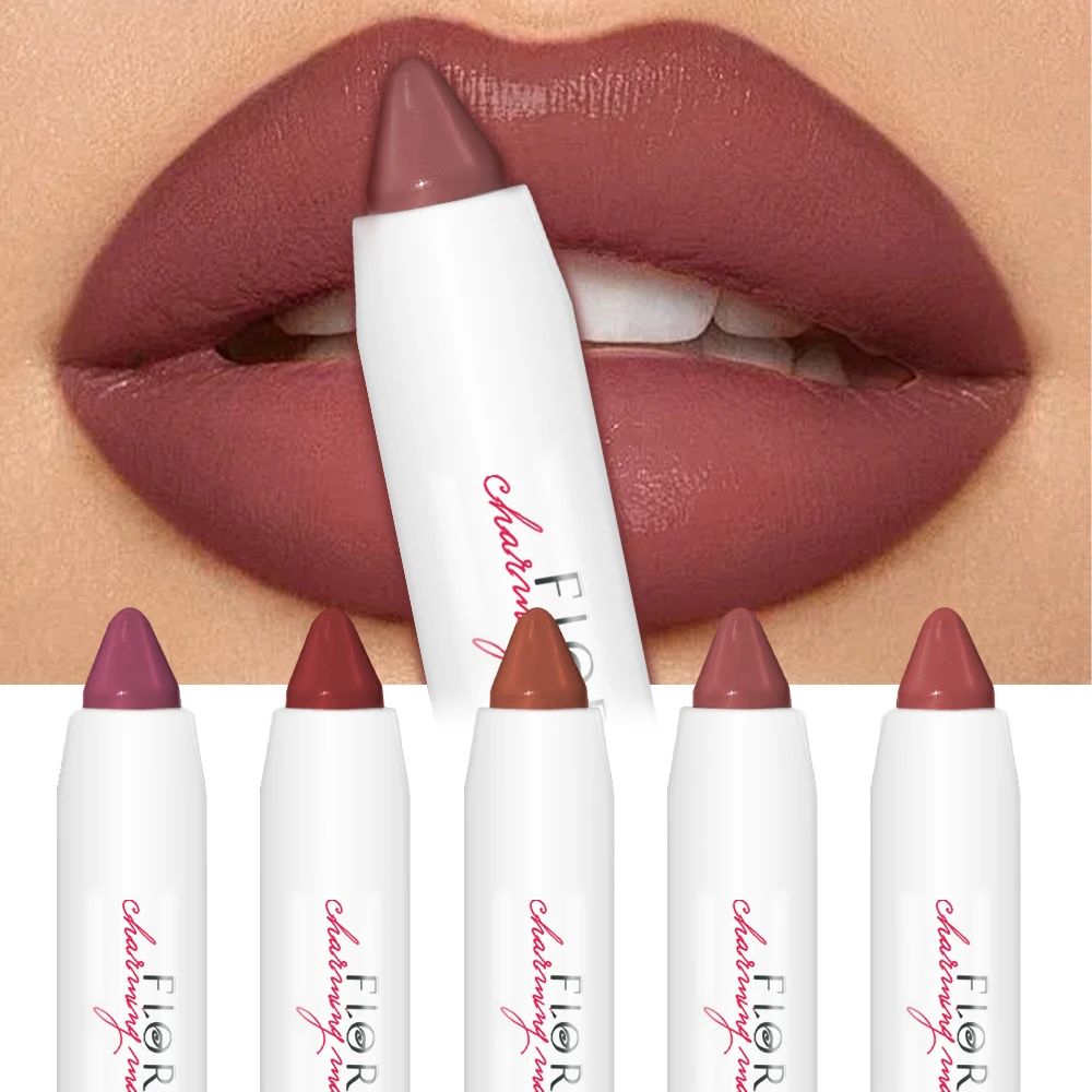 Lipstick Pencil Lipstick for Women Long Lasting Lipsticks Waterproof Lip Stick Matte Velvet Non-Stick Cup Lipsticks Pen