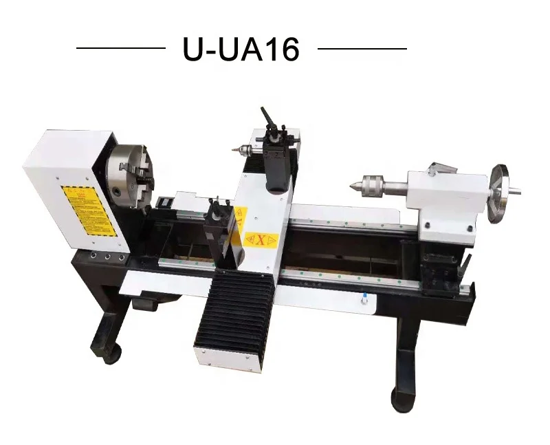 4-Axis multifunctional numerical control woodworking lathe with engine for making beads, wooden gifts, crafts, cups