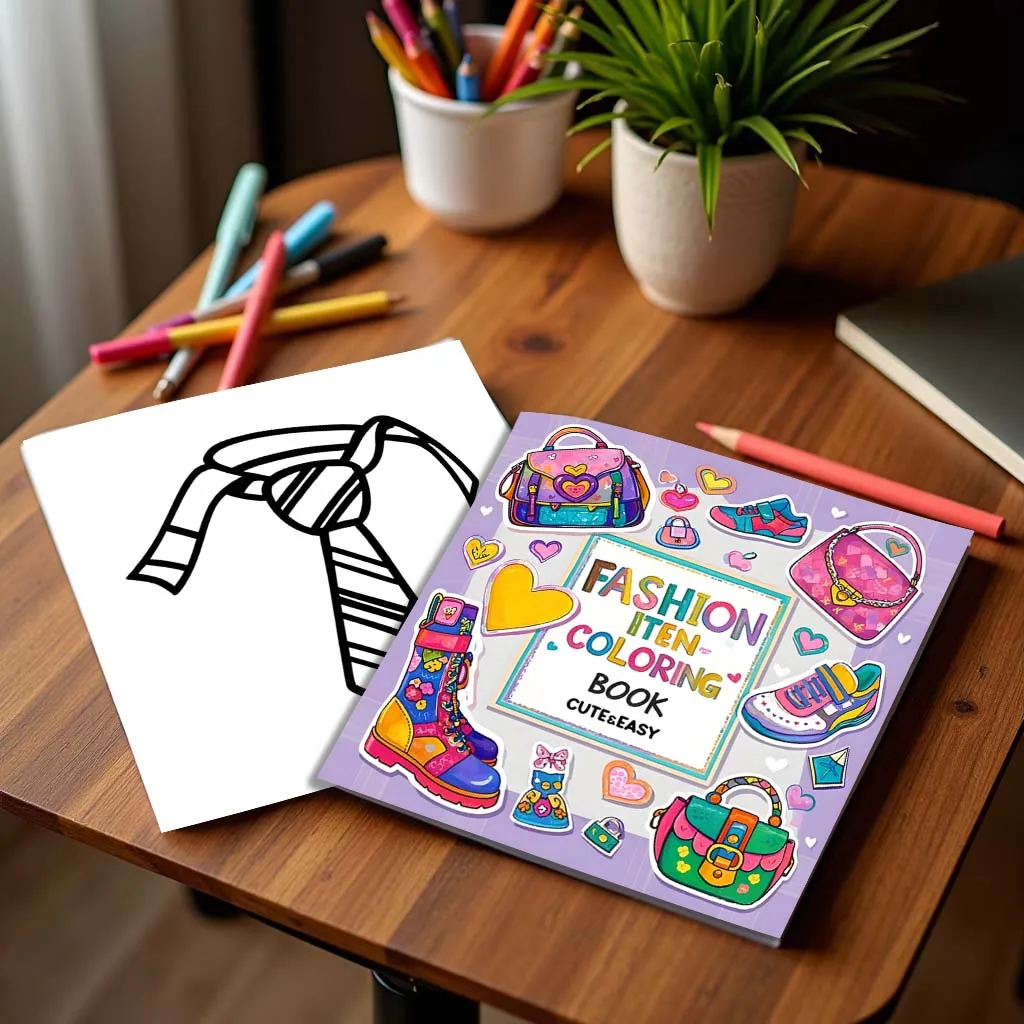 Cute & EASY Coloring Book Bold - Easy: Designs for Relaxation Featuring Lovely and Fun Illustrations for Adults and Kids